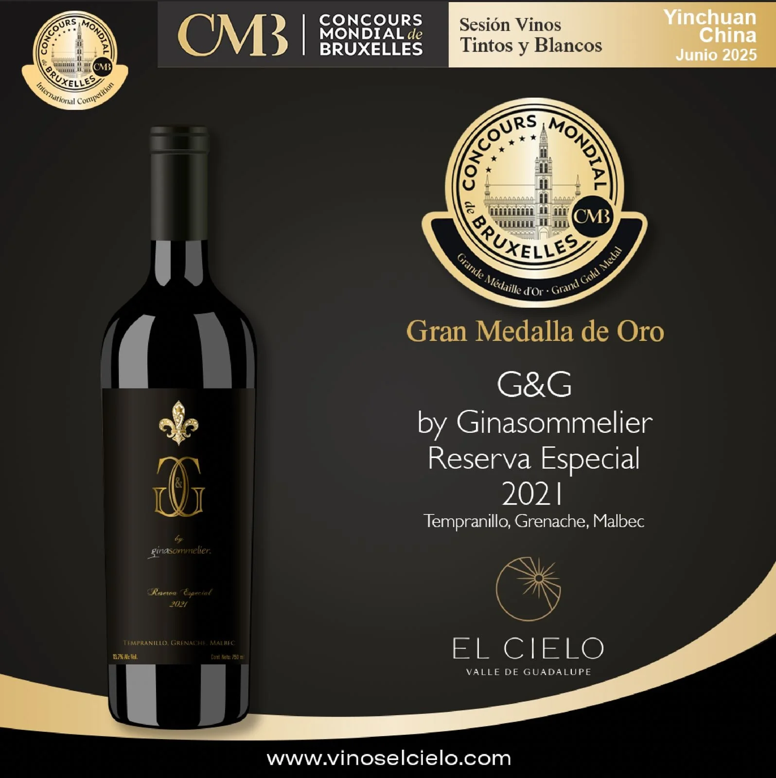 Vino Tinto G&G by Ginasommelier Reserva Especial - Image 3