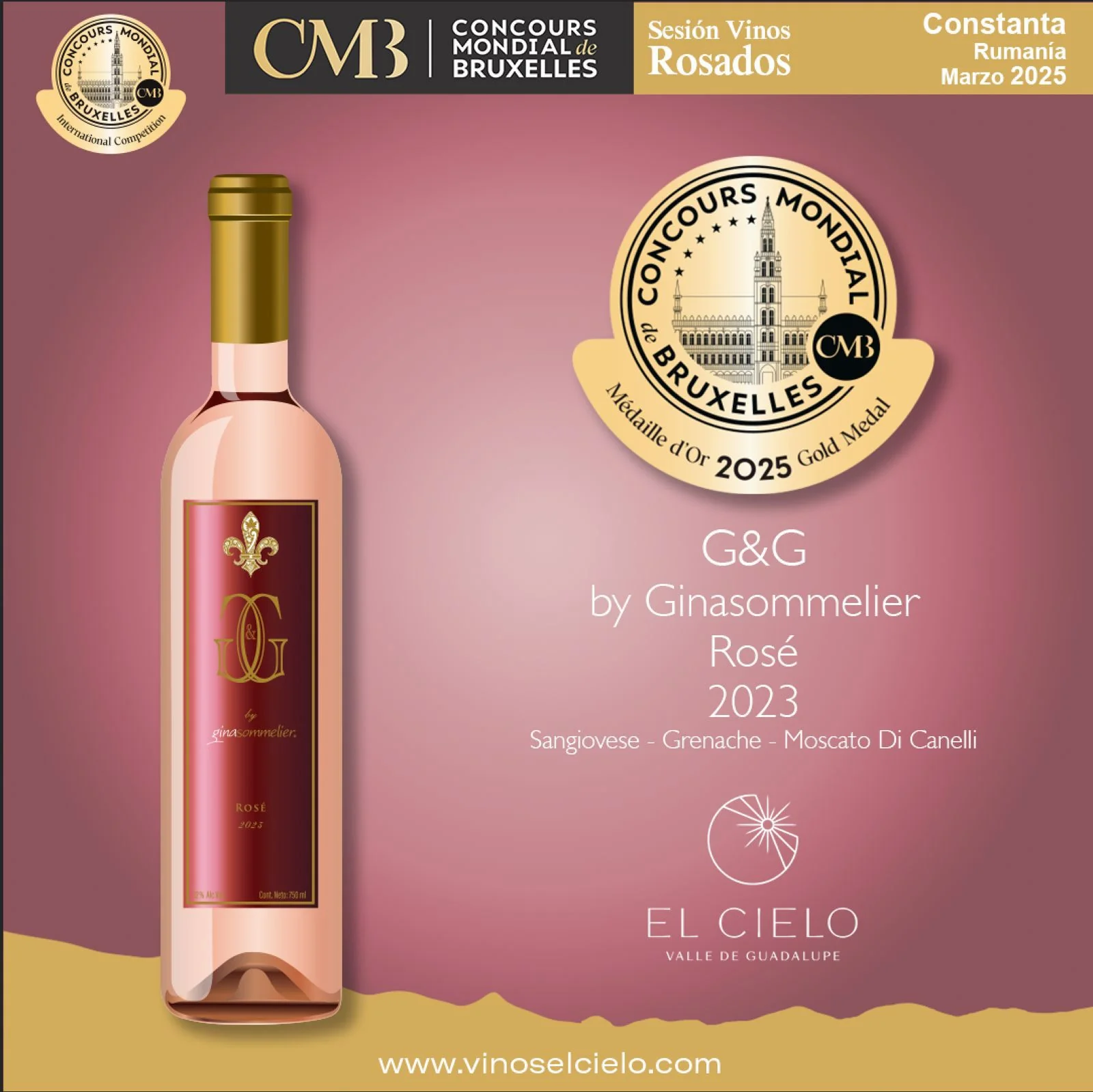 Vino Rosado G&G by Ginasommelier Rosé - Image 3